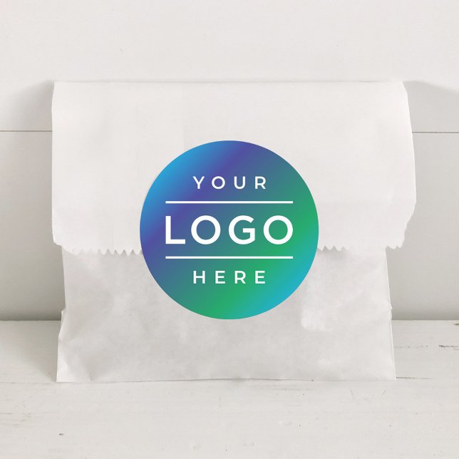 Adesivo Logotipo Empresarial Personalizado em Círculo e Co (Criador carregado)