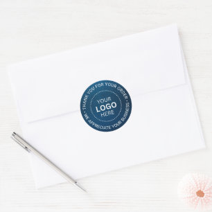 Adesivo Logotipo Empresarial Personalizado Empresa Agradec