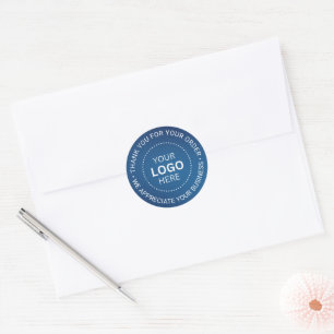 Adesivo Logotipo Empresarial Personalizado Empresa Agradec