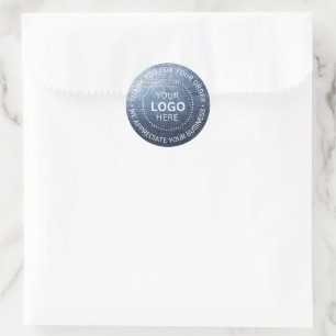 Adesivo Logotipo Empresarial Personalizado Empresa Agradec
