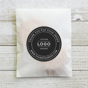 Adesivo Logotipo Empresarial Personalizado Selo de Encomen