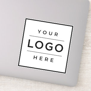 Adesivo Logotipo Empresarial Personalizado Vinil Branco Qu