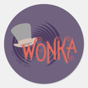 Adesivo Logotipo espiral Wonka