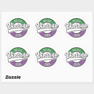 Adesivo logotipo estilo vintage bilbao espanha