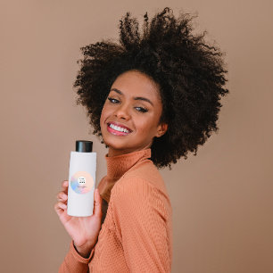 Adesivo Logotipo Eyelash Makeup Hair Unhas Hológrafo Rosa 