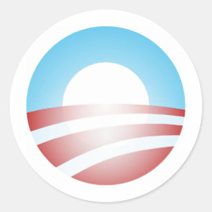 Adesivo Logotipo grande de O Barack Obama