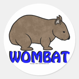 Adesivo Logotipo III de Wombat