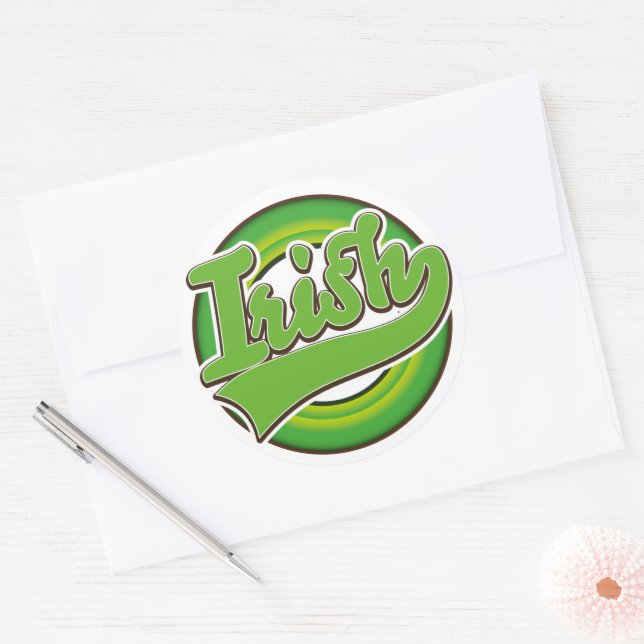 Adesivo Logótipo irlandês. (Envelope)