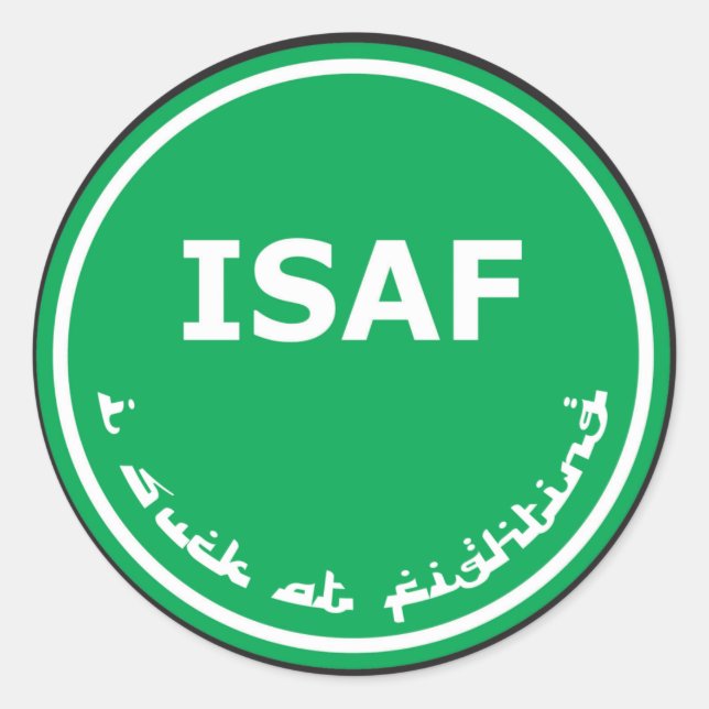Adesivo Logotipo ISAF (Frente)