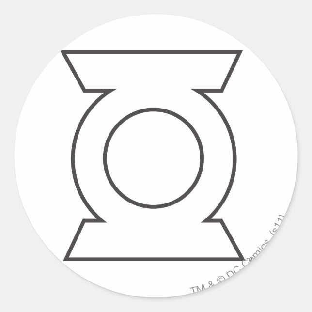 Adesivo Logotipo Lanterna Verde 16 (Frente)