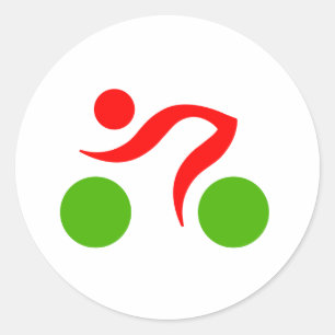 Adesivo Logotipo legal de ciclagem