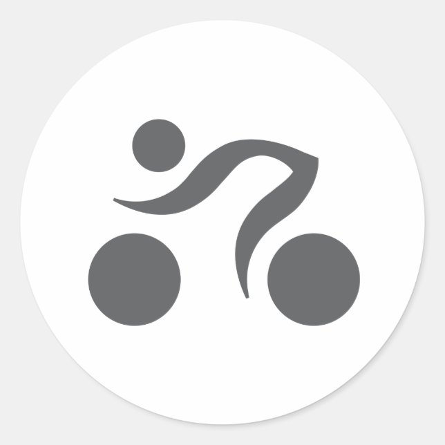 Adesivo Logotipo legal de ciclismo (Frente)