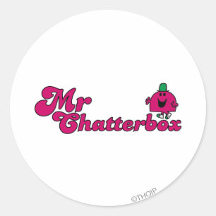 Adesivo Logotipo Magenta Sr. Chatterbox