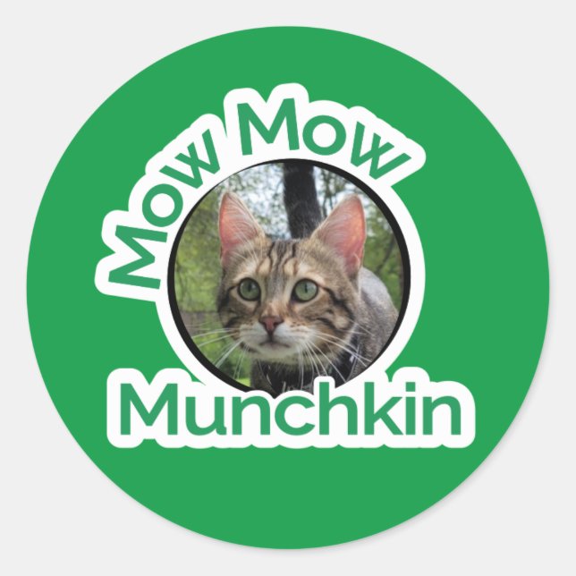 Adesivo Logotipo Mow Munchkin (Frente)