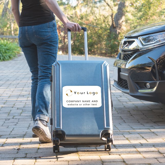 Adesivo Logotipo no retângulo branco extra Pára-choque do  (Mala Insitu)