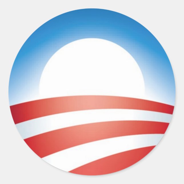 Adesivo Logotipo Obama (Frente)