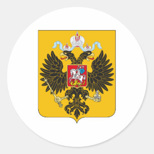 Adesivo Logotipo oficial de Rússia do império de russo d