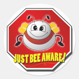 Adesivo Logotipo oficial do Bee Aware