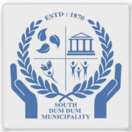Adesivo Logotipo oficial do South Dum Dum, Índia