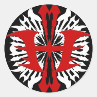 Adesivo logótipo oficial do visto de duros de metais pesad