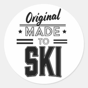 Adesivo logotipo original Made to Ski