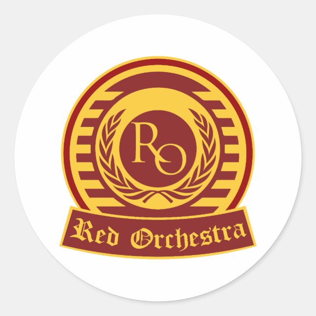 ADESIVO LOGOTIPO ORQUESTRA VERMELHO (Frente)