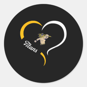 Adesivo Logotipo Ottawa-glandorf Titans Half Heart Slogan