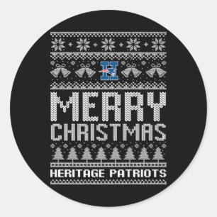Adesivo Logotipo Patriota Patriota Merry Christmas Ugly Sw