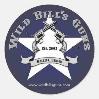 Adesivo Logotipo Patriótico de Armas de Wild Bill
