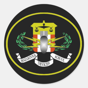 Adesivo Logotipo perigoso dos dispositivos