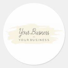 Logotipo Personalizado Básico do Pincel 1 Tan