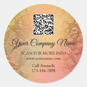 Adesivo Logotipo personalizado Código QR Compro de códig