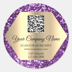 Adesivo Logotipo personalizado Código QR Promocional Inse