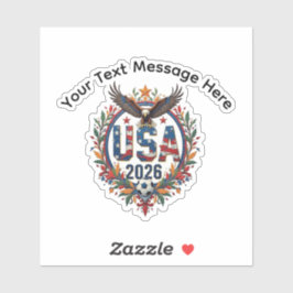 Adesivo Logotipo Personalizado da Águia Careca do Futebol 