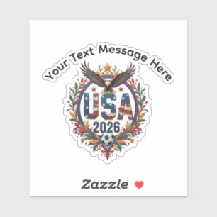 Adesivo Logotipo Personalizado da Águia Careca do Futebol 