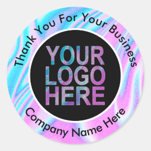 Adesivo Logotipo Personalizado Da Empresa Com Holografia D