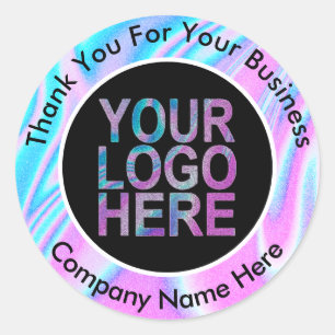 Adesivo Logotipo Personalizado Da Empresa Com Holografia D