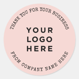 Adesivo Logotipo Personalizado Da Empresa Obrigado Pela Su