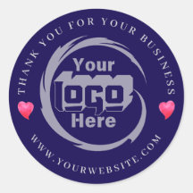 Logotipo Personalizado Da Empresa Obrigado Pela Su