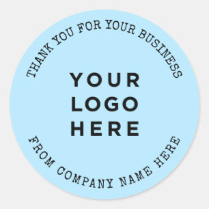 Adesivo Logotipo Personalizado Da Empresa Obrigado Pela Su