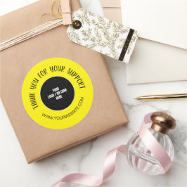 Adesivo Logotipo Personalizado Da Empresa Obrigado Pelo Se