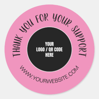 Adesivo Logotipo Personalizado Da Empresa Obrigado Pelo Se