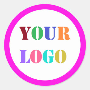 Adesivo Logotipo Personalizado da Empresa Vinheta comercia