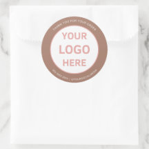 Logotipo personalizado da padaria marrom