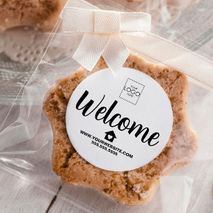 Adesivo Logotipo Personalizado do Imobiliário de Casa Aber