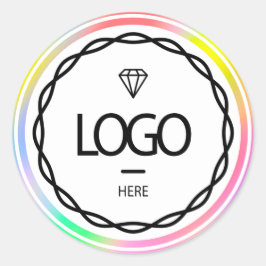 Adesivo Logotipo Personalizado do promocional Cores Hologr