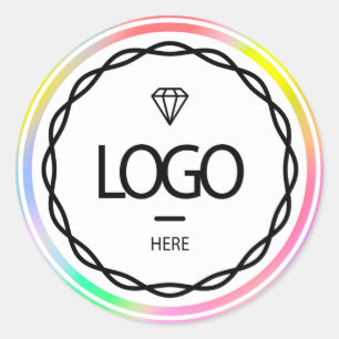 Adesivo Logotipo Personalizado do promocional Cores Hologr