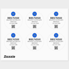 Adesivo Logotipo Personalizado E QR