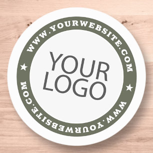 Adesivo Logotipo personalizado e site moderno da Corporate