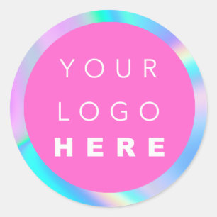 Adesivo Logotipo personalizado holográfico simplesmente Ab